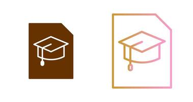 Graduation Icon Design vector