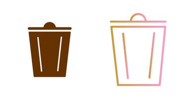 Trash Icon Design vector