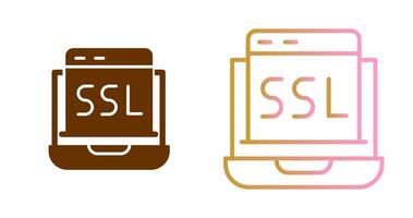 SSL Icon Design vector