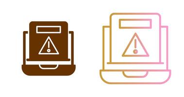 diseño de icono de error vector