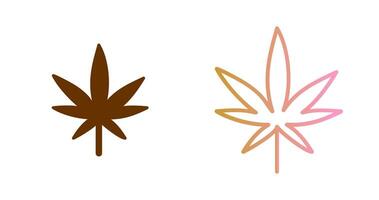 Weed Icon Design vector