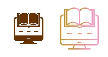 Digital Learning Icon Design vector