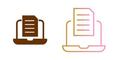 Document Icon Design vector