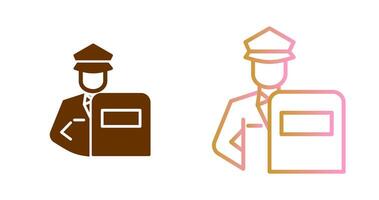 Riot Police Icon Design vector