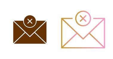 Send Failed Icon Design vector