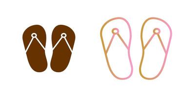 Slippers Icon Design vector