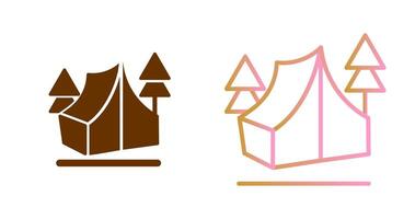 Camp Icon Design vector