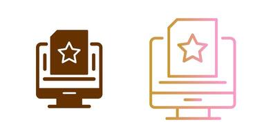 Star Icon Design vector