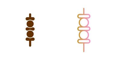 Kebab Icon Design vector