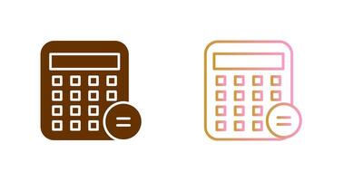 Business Calculator Icon Design vector