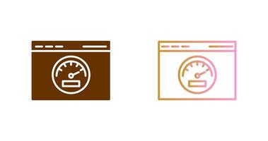 Page Speed Icon Design vector