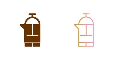 French Press Icon Design vector