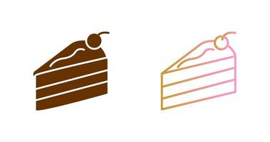 Cake Slice Icon Design vector