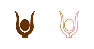 Egyptian god Icon Design vector