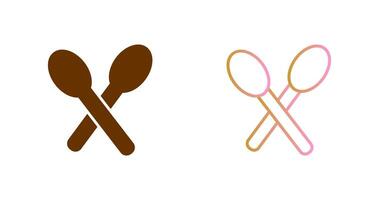 Spoons Icon Design vector