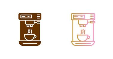 café máquina yo icono diseño vector