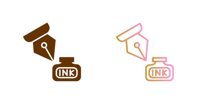Ink and Pen Icon Design