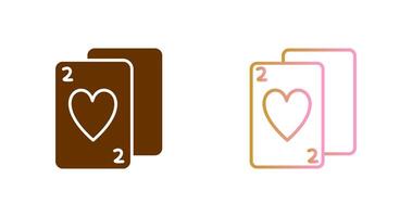 Playing Cards Icon Design vector