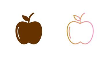 diseño de icono de manzanas vector