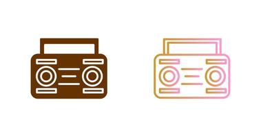 Cassette Player Icon Design vector