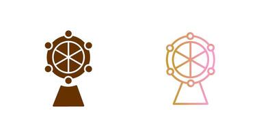 Ferris Wheel Icon Design vector