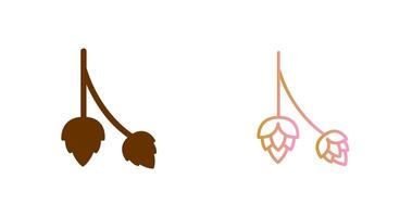 Hops Icon Design vector