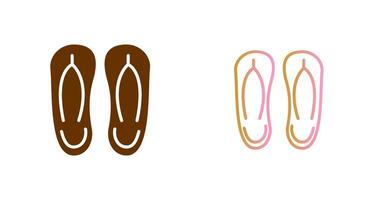 Slippers Icon Design vector