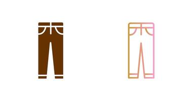 Trousers Icon Design vector