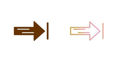 Left Arrow Icon Design vector