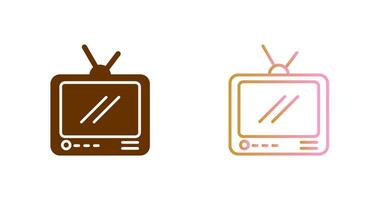 Television Broadcast Icon Design vector