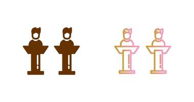 Debate Icon Design vector