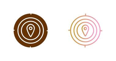 Target Location I Icon Design vector