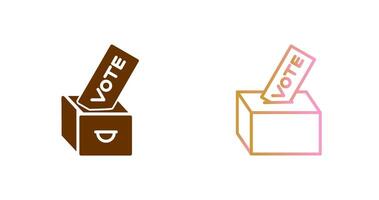 Giving Vote Icon Design vector