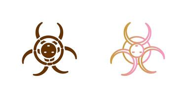 Biohazard Icon Design vector