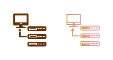 Database Icon Design vector