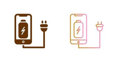 Cell and Plug Icon Design vector