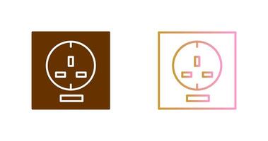 Socket Icon Design vector