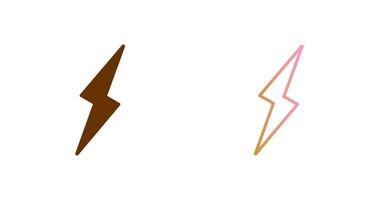 Lightning II Icon Design vector