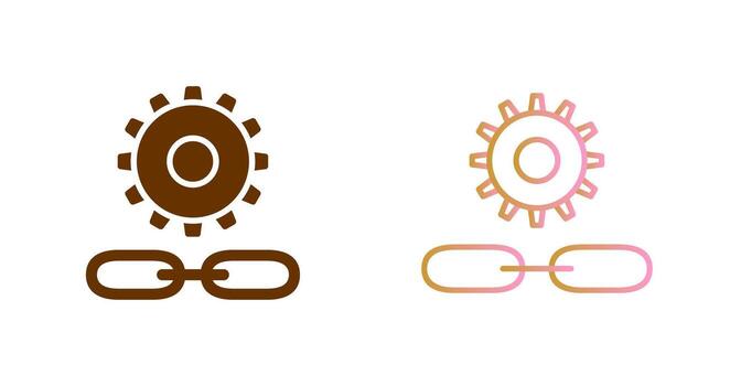 Link Optimization Icon Design vector