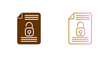 Confidentiality Icon Design vector