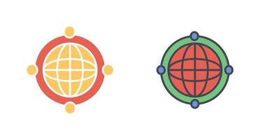 Worldwide Web Icon Design vector