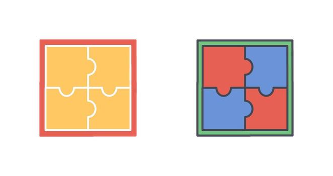 Solution Icon Design vector