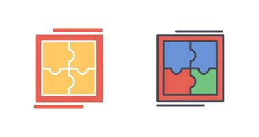 Puzzle Icon Design vector