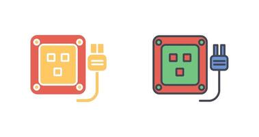 Socket Icon Design vector