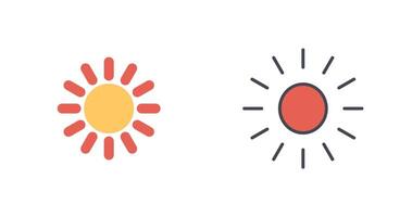 Sun Icon Design vector