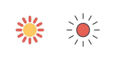 diseño de icono de sol vector