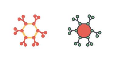 Molecule Icon Design vector