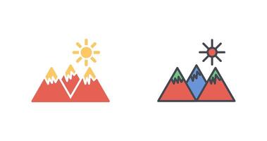 Mountain Icon Design vector