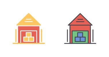 Warehouse Icon Design vector