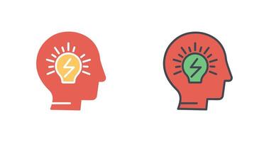 Brainstorming Icon Design vector